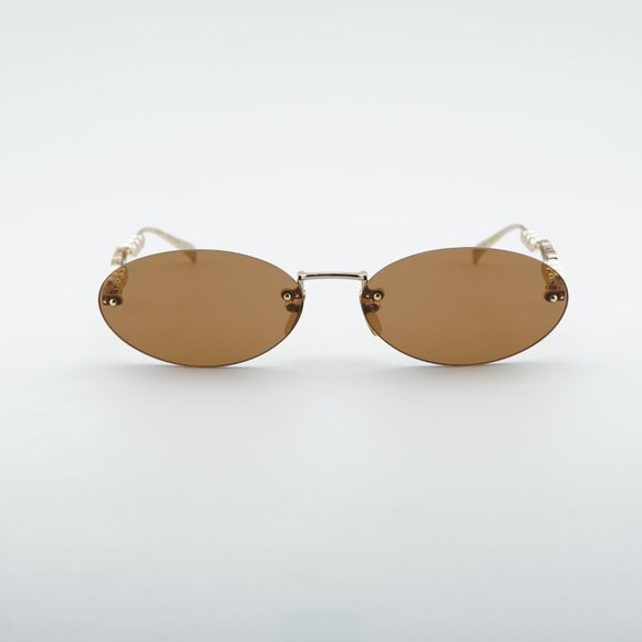 Gucci GG1922S 003 Sunglasses Endura Gold with Pearl Oval  display picture 1